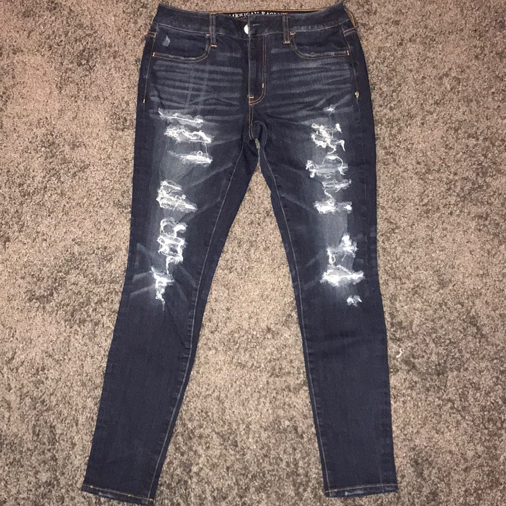 american eagle jeans stretchy